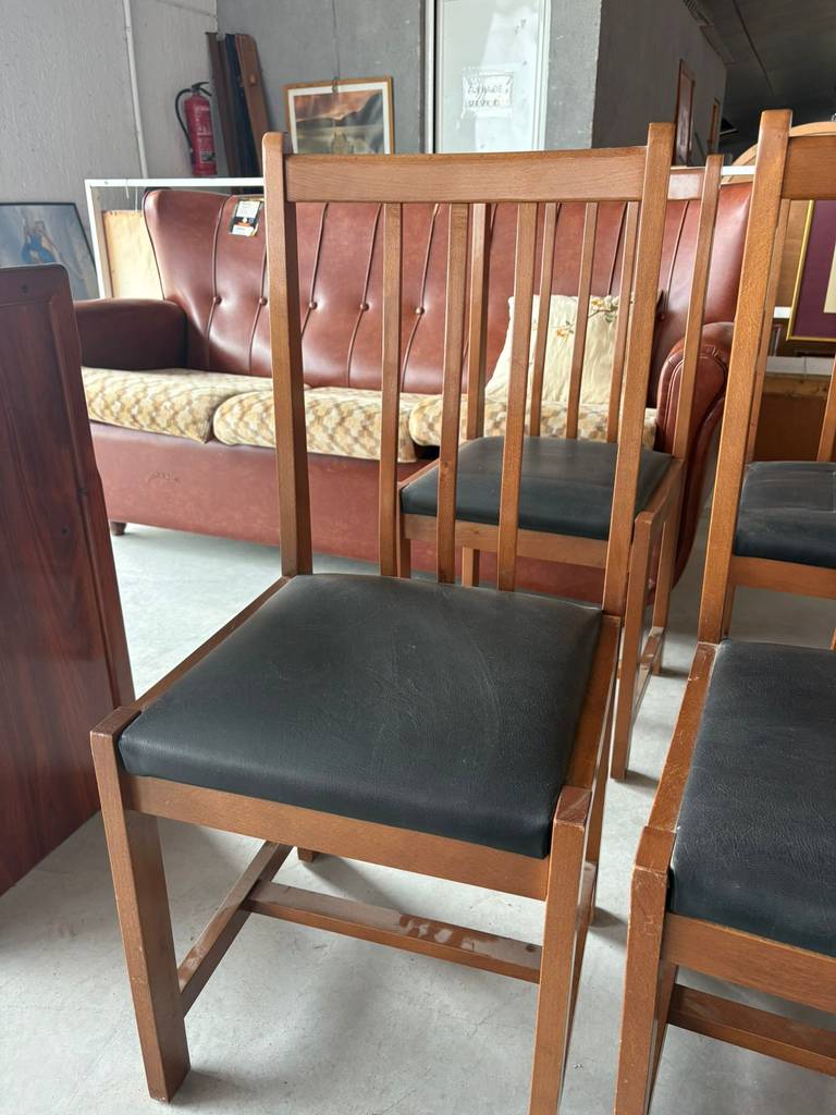 6 SILLAS DE MADERA - Imagen 4