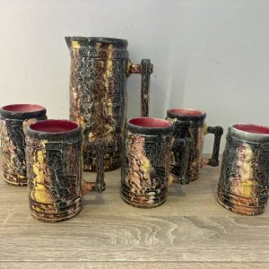 JUEGO DE JARRA Y VASOS