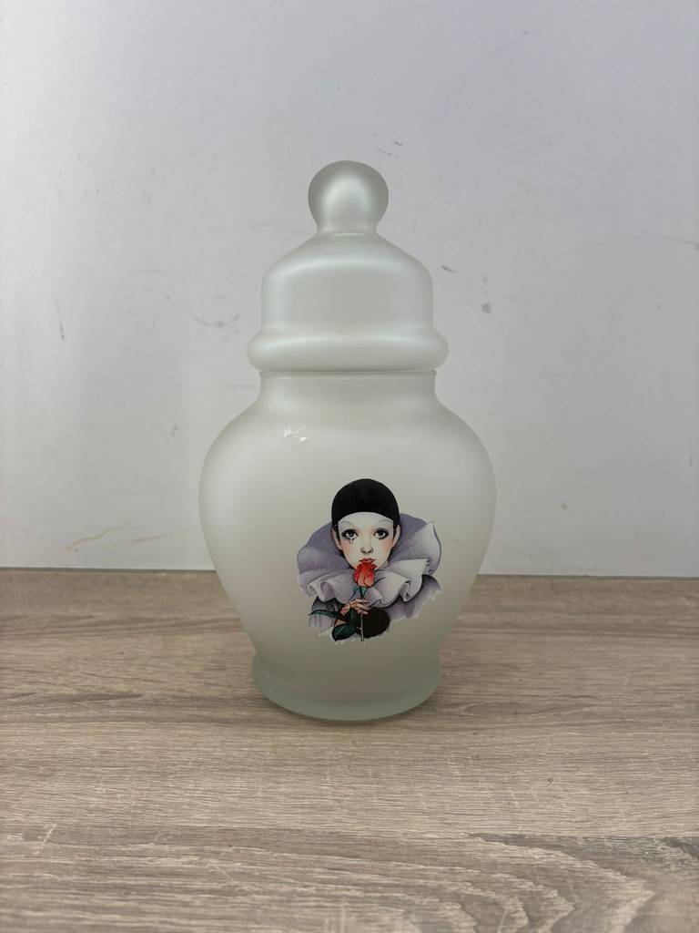 JARRÓN PIERROT DECORATIVO