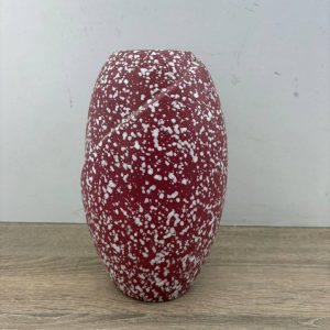 JARRÓN ROSA Y BLANCO