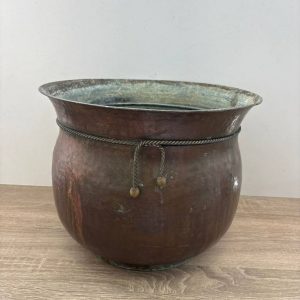 RECIPIENTE DE COBRE ANTIGUO