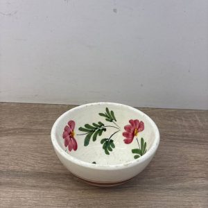 PLATITO BLANCO DE FLORES