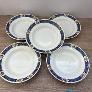 5 PLATOS DE PORCELANA