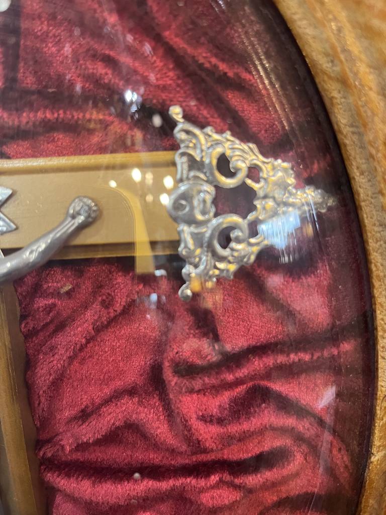 ANTIGUO CRUCIFIJO ENMARCADO - Imagen 7