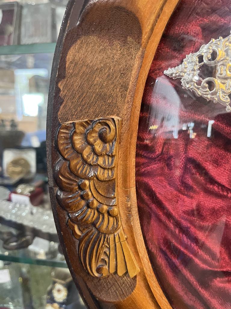 ANTIGUO CRUCIFIJO ENMARCADO - Imagen 6