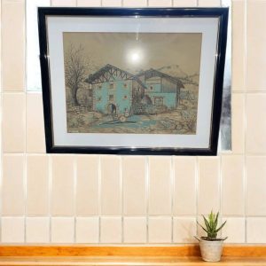 DIBUJO DE CASERÍO VASCO