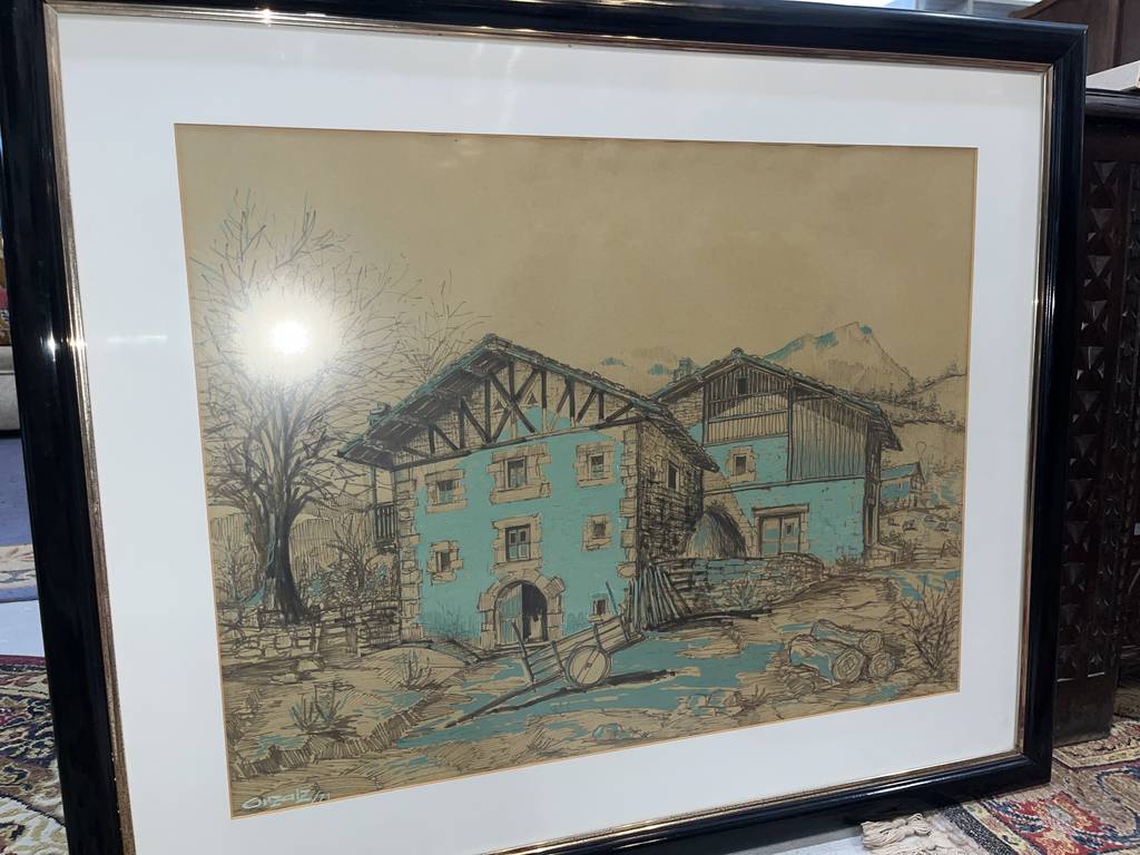 DIBUJO DE CASERÍO VASCO - Imagen 3