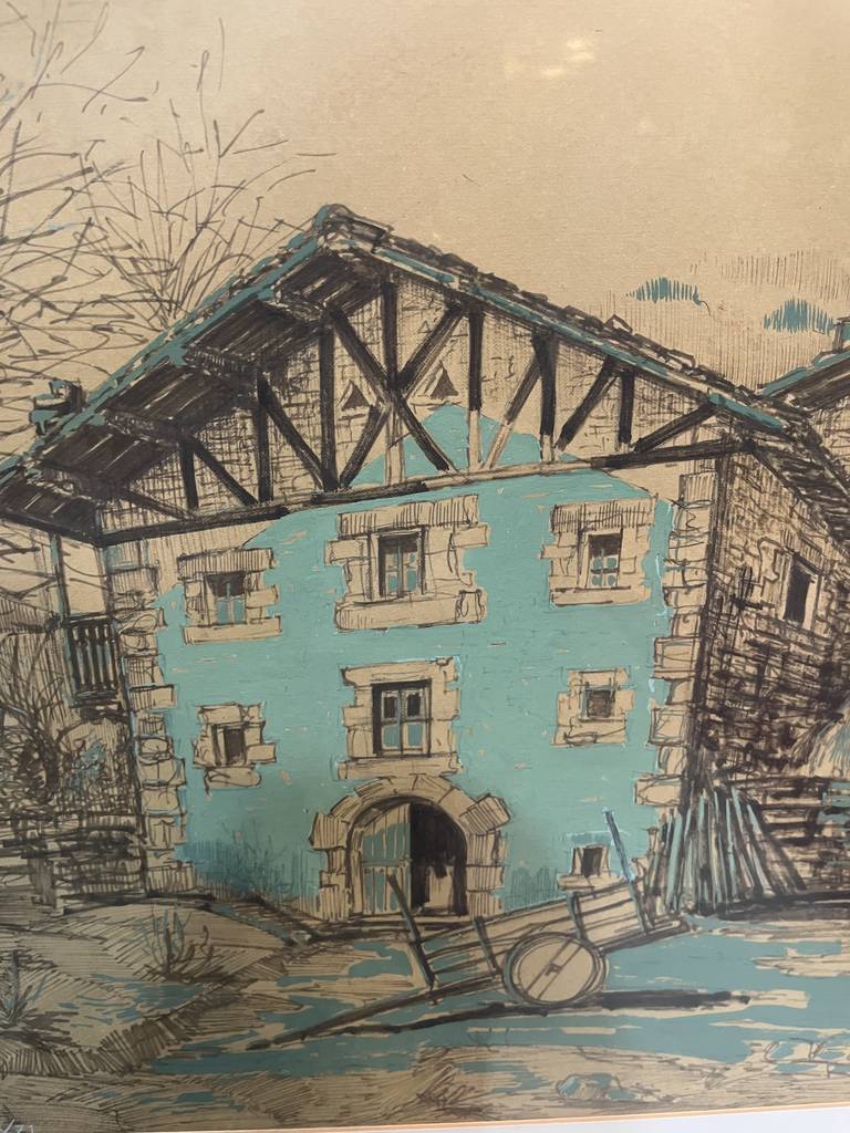 DIBUJO DE CASERÍO VASCO - Imagen 5