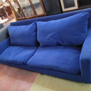 SOFÁ AZUL DE 3 PLAZAS