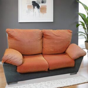 SOFÁ DE 2 PLAZAS NARANJA