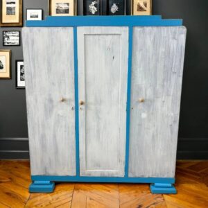 ARMARIO BLANCO Y AZUL