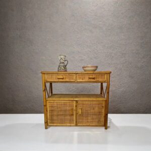 RECIBIDOR DE MIMBRE Y BAMBÚ