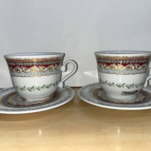 2 TAZAS LIMOGES