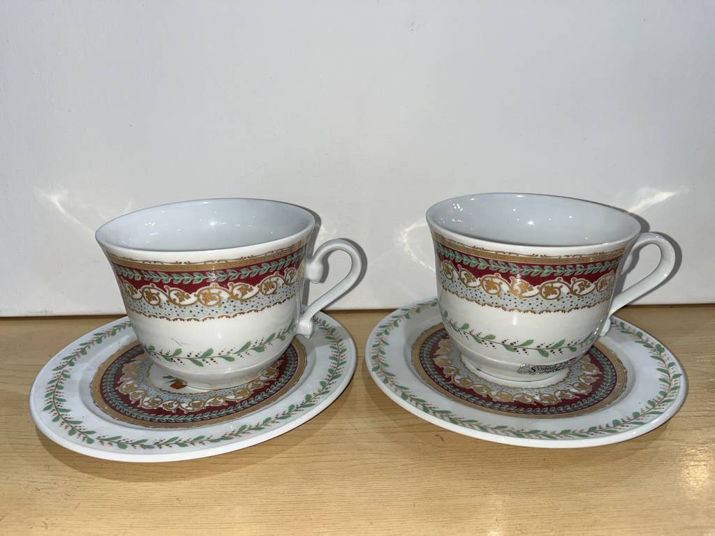 2 TAZAS LIMOGES - Imagen 2