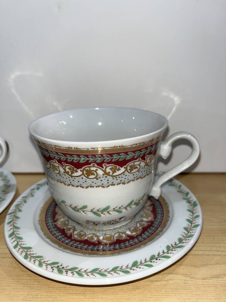 2 TAZAS LIMOGES - Imagen 3