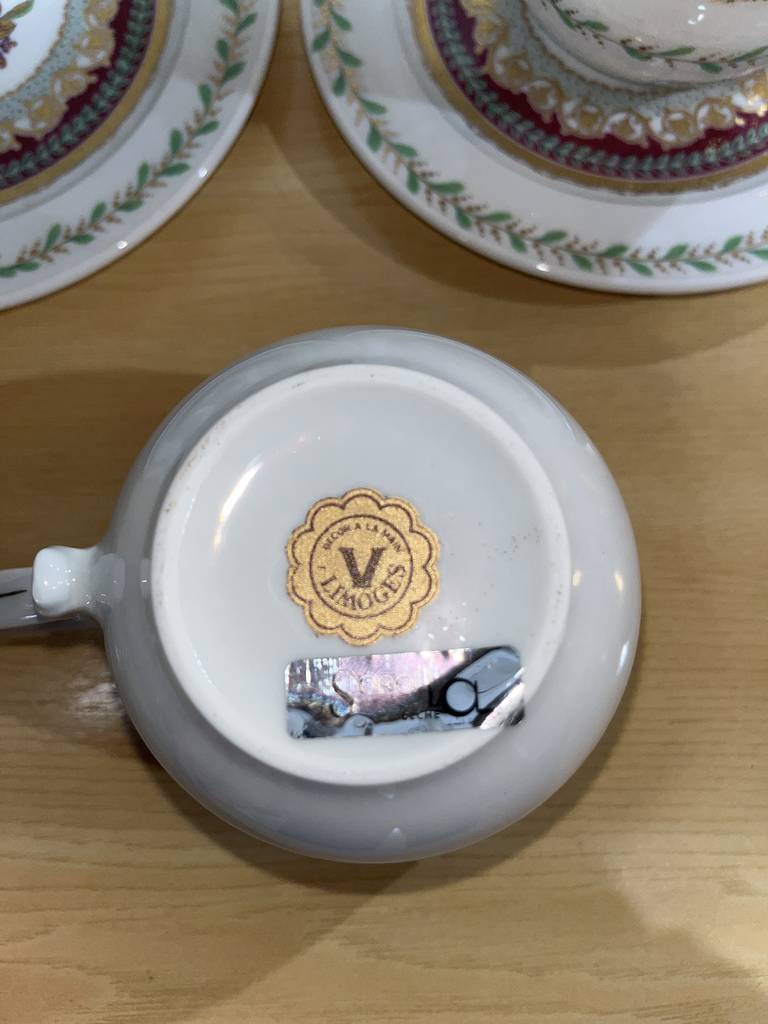 2 TAZAS LIMOGES - Imagen 7