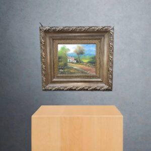 ÓLEO DE PAISAJE DE CAMPO